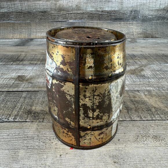 Vintage Classic Bear Tin Piggy Bank Container - Picture 4 of 10